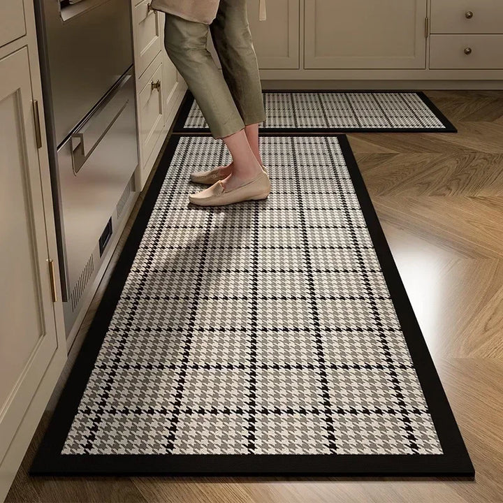 Kitchen Floor Mat Absorbent Non-slip Carpet Diatom Mud Long Foot Mats Minimalist Style Home Decoration Rug for Bathroom
