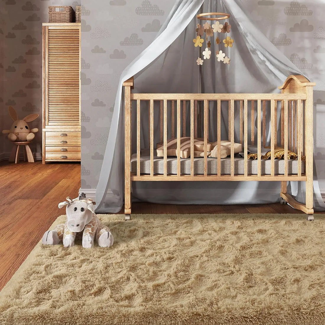 Silk Wool Carpet Living Room Plush Rug Bed Room Floor Fluffy Mats Non-slip Home Decor Soft Velvet Carpet Kids Room Blankets