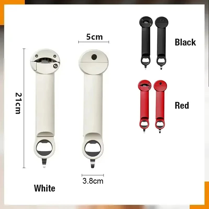 Adjustable Retractable Bottle Opener & Jar Gripper – Magnetic Multi-Tool for Weak Hands & Senior Arthritis