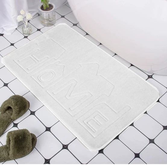 Cobblestone Embossed Bath Mat Non-slip Bathroom Carpets In Wash Basin Bathtub Side Floor Rug Shower Room Doormat Memory Foam Pad