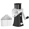 5-in-1 Rotary Cheese Grater & Vegetable Slicer with Mandoline Blades