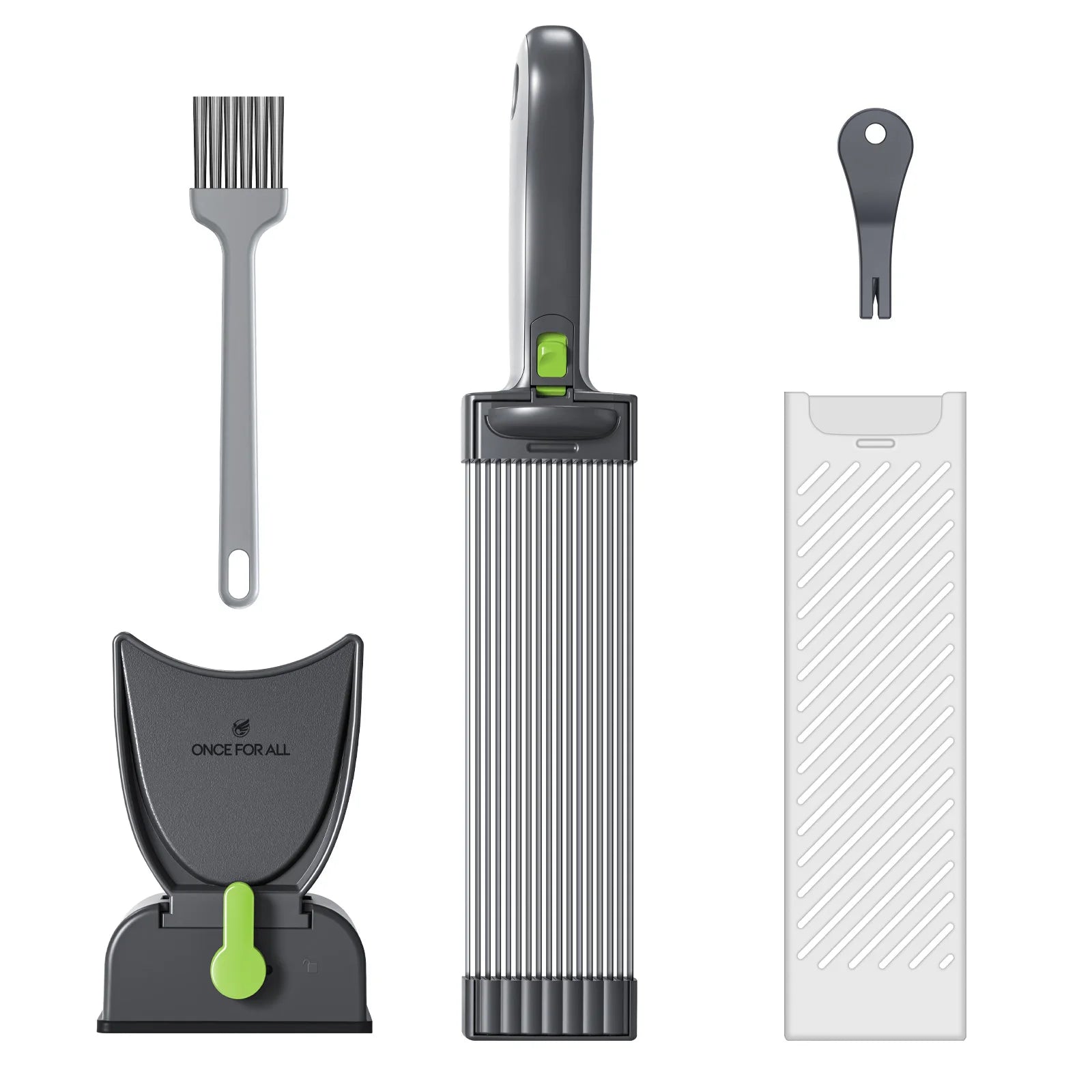 Manual Stainless Steel Meat Cutter & Chopper – Miniature Slicer for Strips, Dices & Slices at Home
