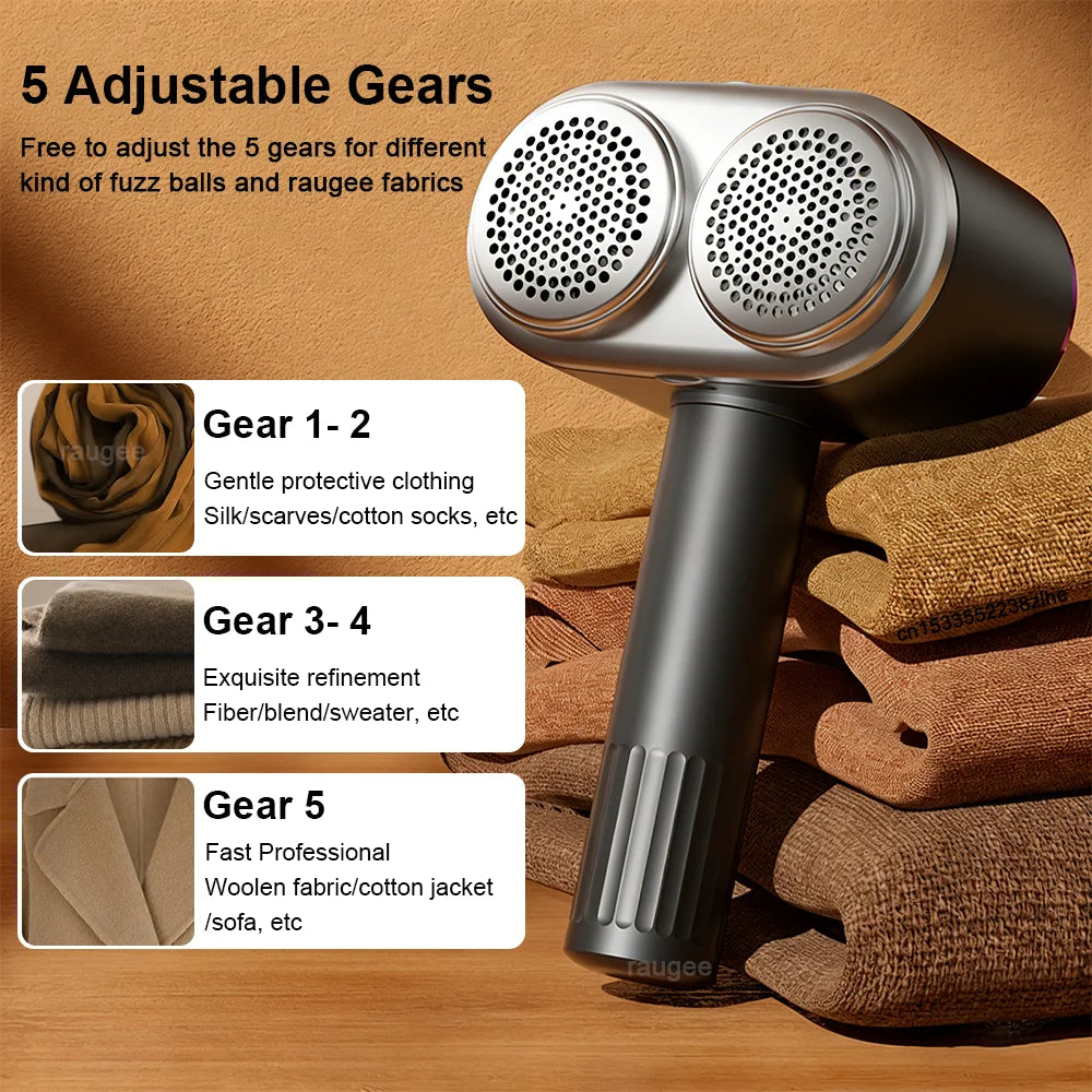 USB Rechargeable Electric Lint Remover & Fabric Shaver