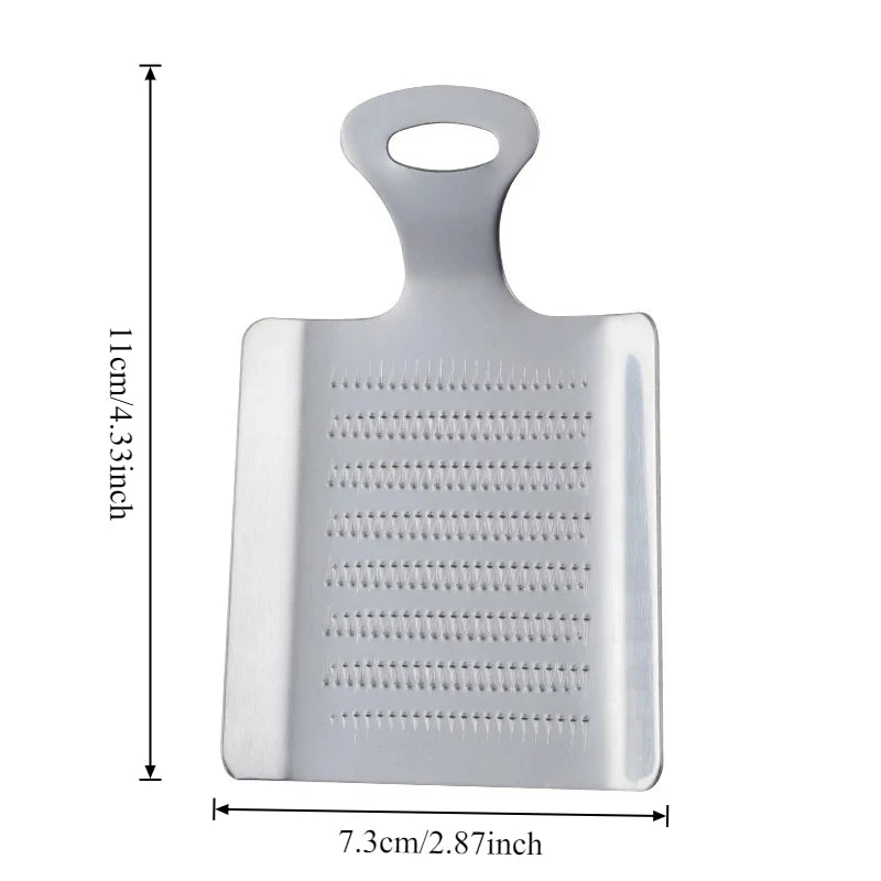 1pc Stainless Steel Ginger Grater Kitchen Manual Food Grinder Baby Food Preparation Tool Ginger Grater