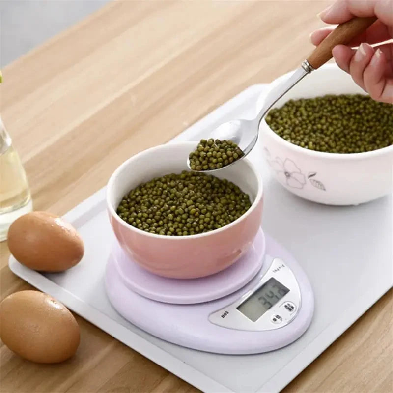 5kg/1g Electronic Scales Portable Digital LED Display Food Balance Measuring Weight Scale Kitchen Baking Scale Kitchen Tools
