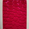 Alfombra de baño con relieve de adoquines, antideslizante, para lavabo, bañera, suelo, ducha, espuma viscoelástica