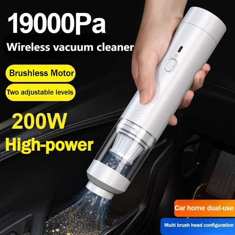 Portable Cordless Handheld Vacuum Cleaner – Powerful Suction Car Dust Buster for Auto Interior & Quick Home Cleaning