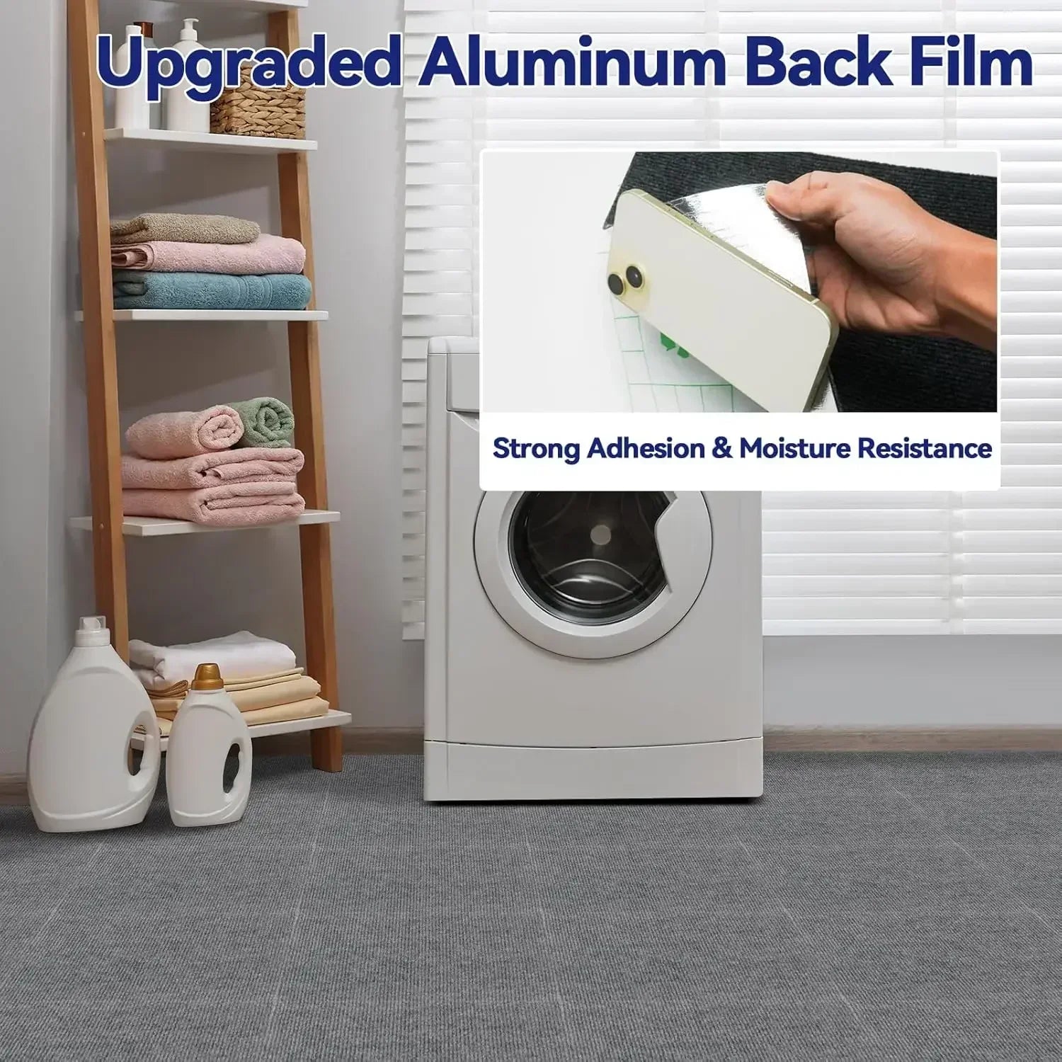 30x30CM DIY Self Adhesive Carpet Floor Tiles Sticker Square Rugs Peel And Stick Mat Flooring For Kitchen Home Decor Carpets ﻿