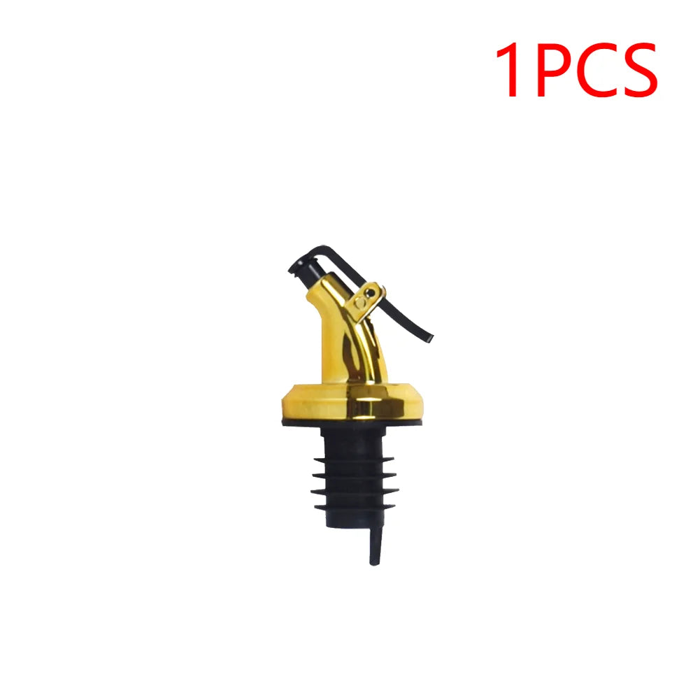 1-10PCS Kitchen Oiler Olive Oil Dispenser Pourer Whisky Liquor Oil Wine Bottle Pourer Cap Spout Stopper Mouth Dispenser