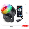 7 Colors Strobe Lamps Sound Activated Stage with Remote Control Disco Ball Light for Home Room Parties Kids Birthday Wedding Bar