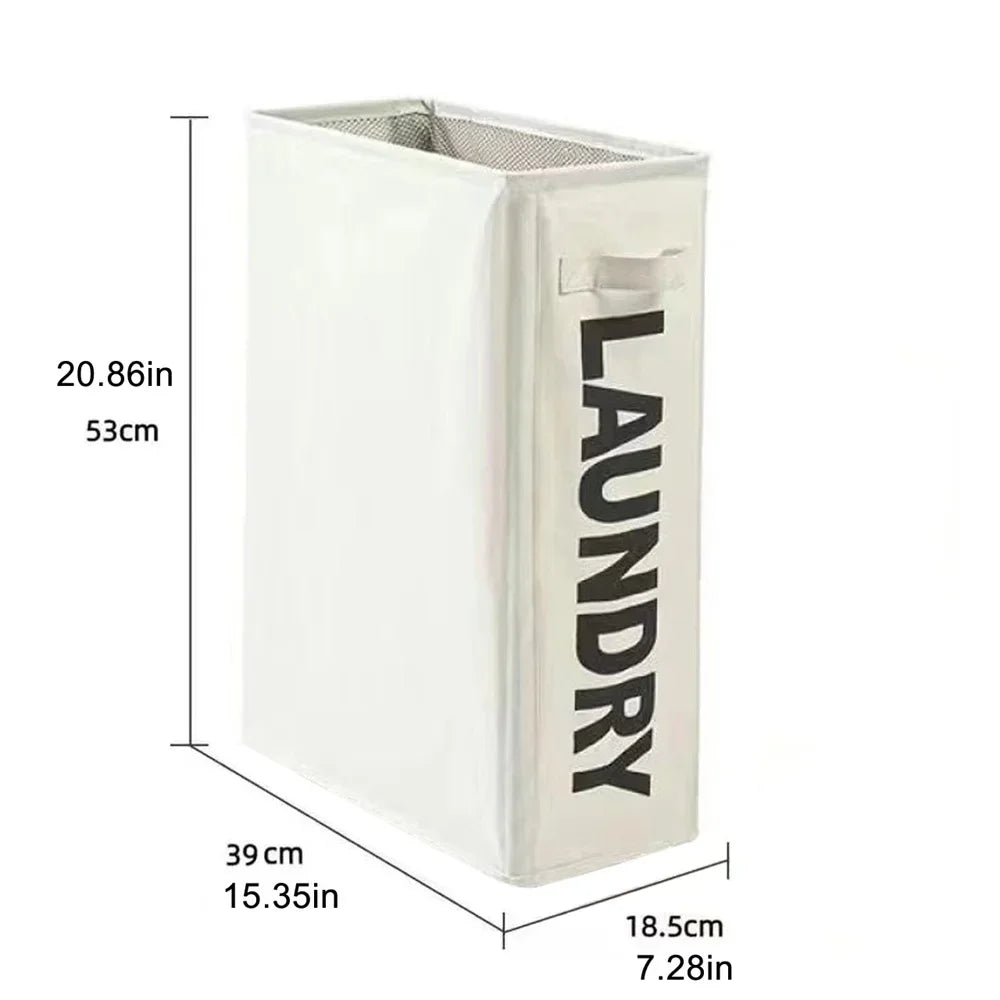 Dirty Laundry Basket with Wheels Japanese Style Home Oxford Cloth Laundry Basket Clothing Storage Yoga Mat Storage Basket