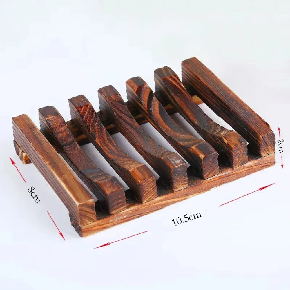 Soap Box Natural Bamboo Dishes Bath Soap Holder Bamboo Case Tray Wooden Prevent Mildew Drain Box Bathroom Washroom Tools