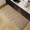 1 alfombrilla de cocina con diseño elegante de adoquines, suave, lavable, antideslizante, absorbente, para decoración del hogar.