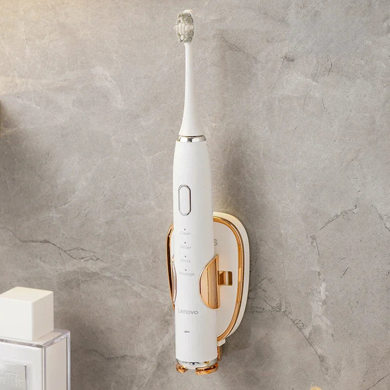 Traceless Toothbrush Holder Bath Wall-Mounted Electric Adults Toothbrush Stand Rack Organizer Hanger Bathroom Accessories