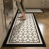 Kitchen Floor Mat Absorbent Non-slip Carpet Diatom Mud Long Foot Mats Minimalist Style Home Decoration Rug for Bathroom