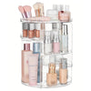 360° Rotating Makeup Organizer for Bathroom Countertop Storage