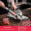 GIANXI Mutton Roll Slicer Machine Stainless Steel Meat Slicer Beef Thin Slice Frozen Meat Household Barbecue Hot Pot Cooking