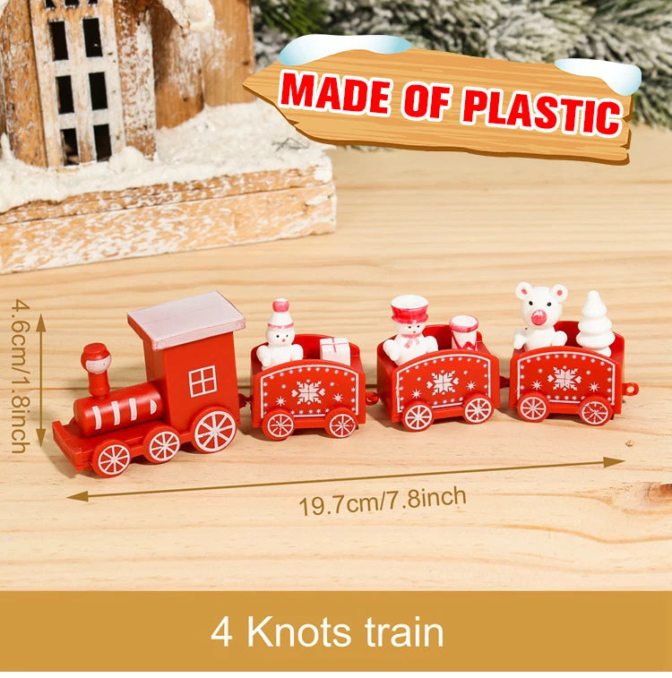 Christmas Train Merry Christmas Decorations For Home 2025 Cristmas Ornament Xmas Navidad Noel Gifts Happy New Year 2026 Gifts