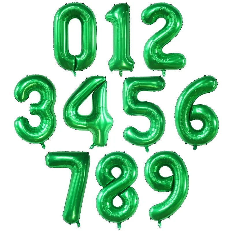 40 Inch Big Foil Birthday Balloons Helium Number Balloon 0-9 Happy Birthday Wedding Party Decorations Shower Large Figures Globo