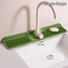 Silicone Faucet Draining Mat – Quick-Dry Water-Absorbent Countertop Sink Protector