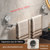 Suction Cup Retractable Towel Bar – Rotatable Corner Towel & Shoe Shelf Punch-Free Bathroom Storage Rack
