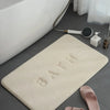 Anti Slip Mat Faux Cashmere Memory Foam Carpet Coral Fleece Super Absorbent Floor Mat Kitchen Living Room Bathroom
