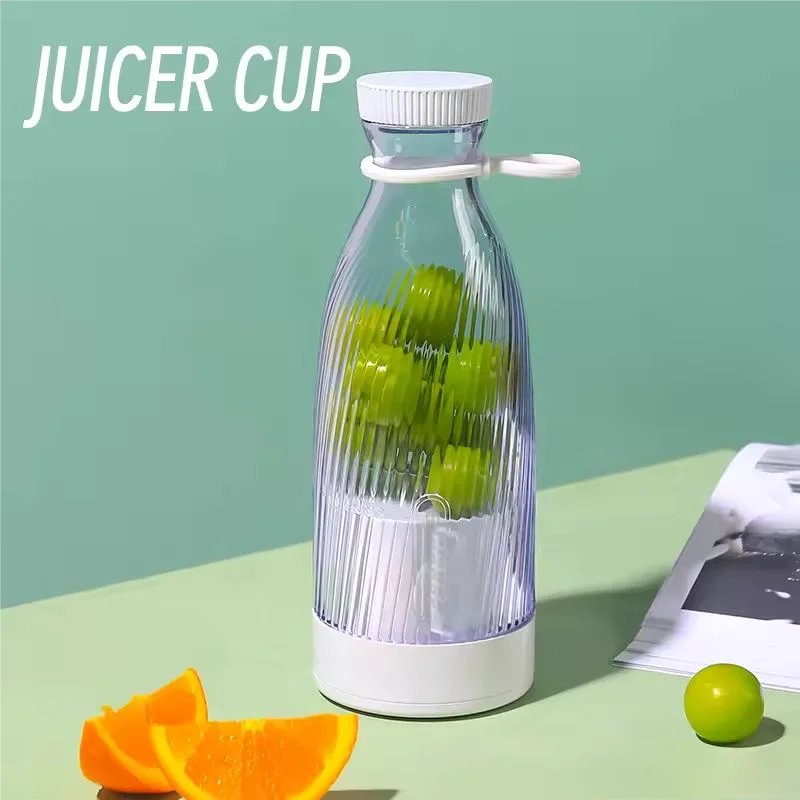 Cordless Portable Blender – USB Rechargeable Smoothie & Protein Shake Juicer Bottle