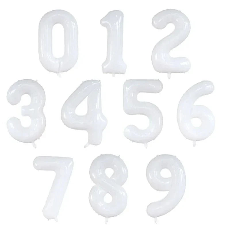 40 Inch Big Foil Birthday Balloons Helium Number Balloon 0-9 Happy Birthday Wedding Party Decorations Shower Large Figures Globo