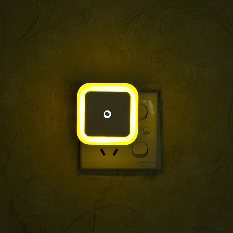 1/2PCS  Wireless Night Light LED Motion Sensor Light Night Lamp Children Bedroom Bedside Table Cabinet Lighting EU/US Plug Lamps