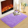 VIKAMA Children'S Room Mat Home Decor Living Room Mat Tie-Dye Gradient Silk Wool Carpet Entry By Mat Plush Soft Fluffy