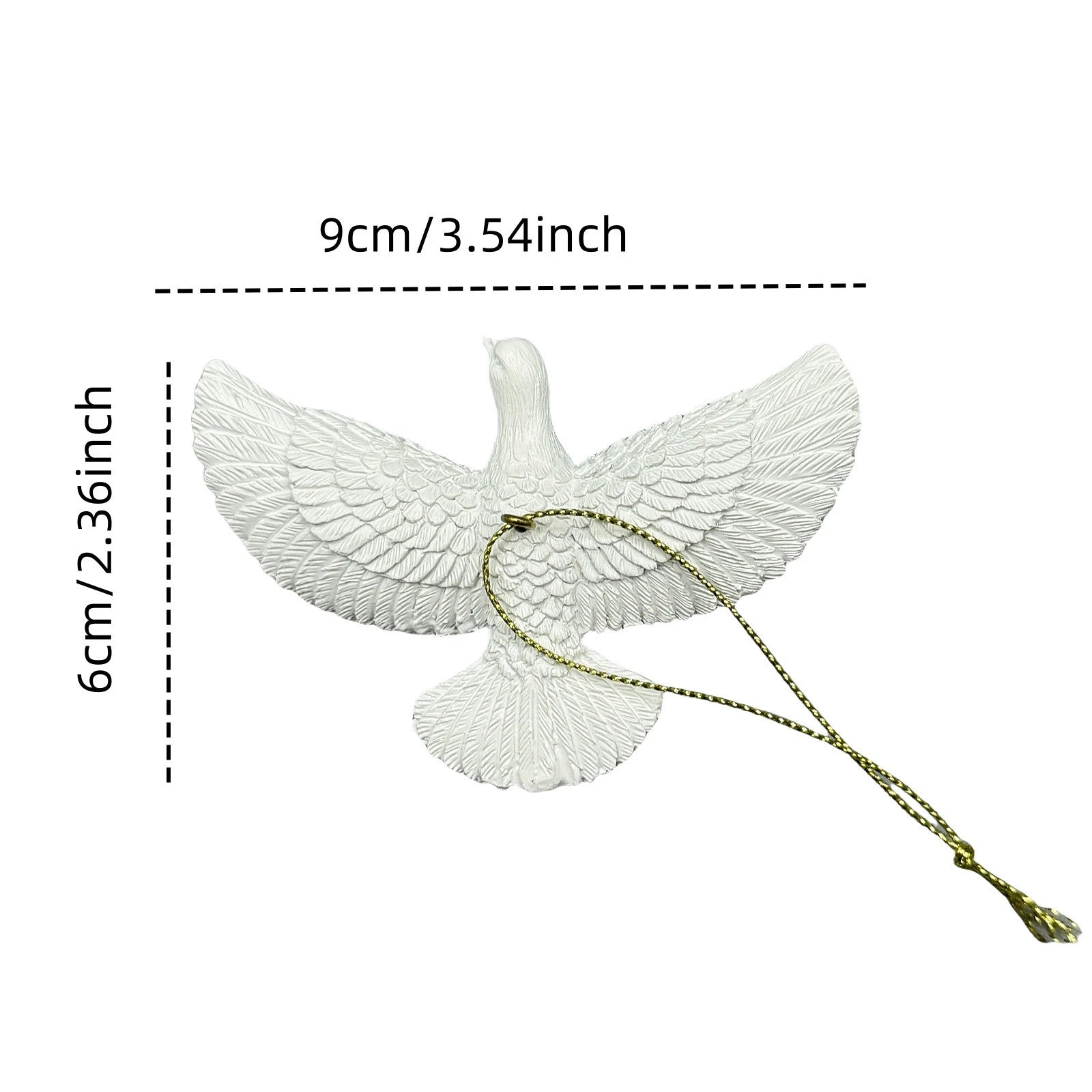 New Year Christmas Ornament Doves  Style Friendship Doves - Home Alone Christmas Tree Ornaments- Best Gift for Someone Special