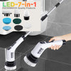 Household Multipurpose Cleaning Brush Kitchen Gadgets Hair Brushes Bathroom Broom Toilet Mops Electric Cordless Spin Scrubber
