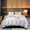 Natural Mulberry Silk Duvet Cover Comfortable Solid Color Quilt Cover Single Double King Size Comforter Cover Soft Skin Friendly