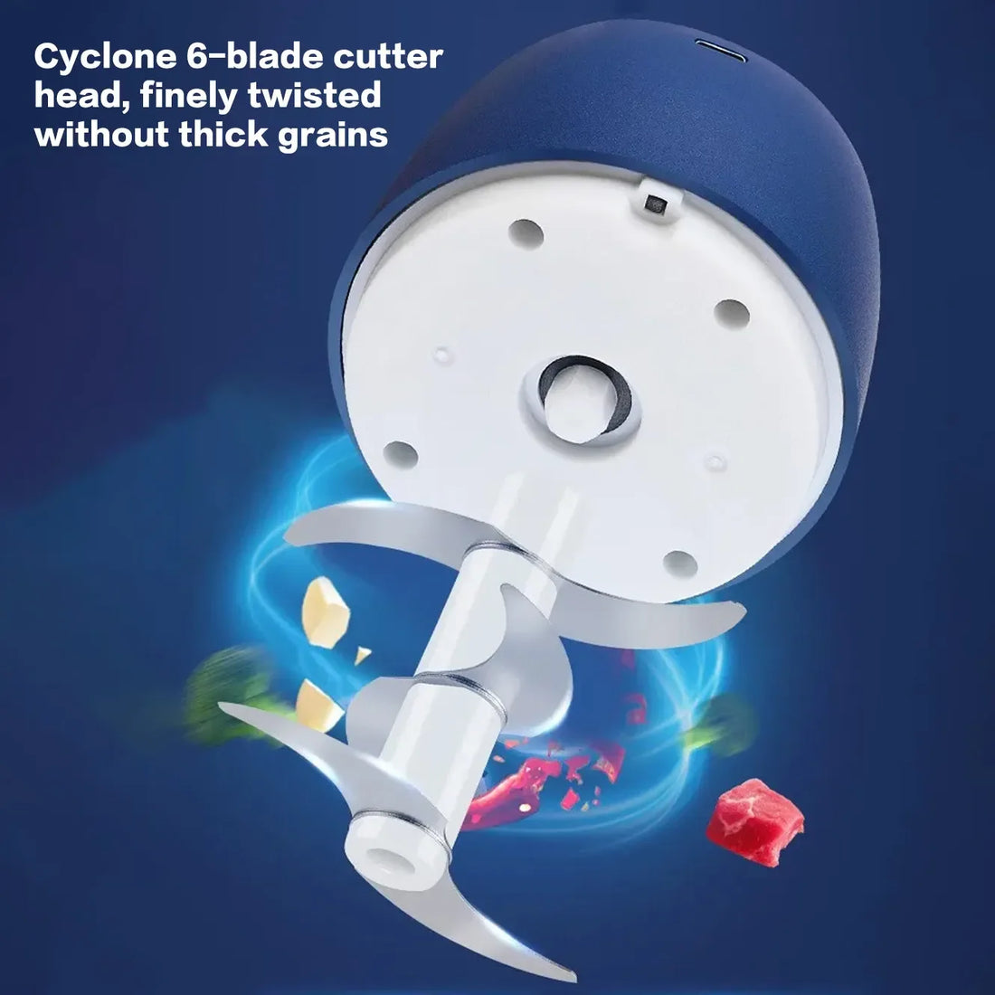 350ML Electric Meat Grinder Food Chopper Garlic Masher USB Multi-Function Vegetable Slicer Blender Kitchen Mixer