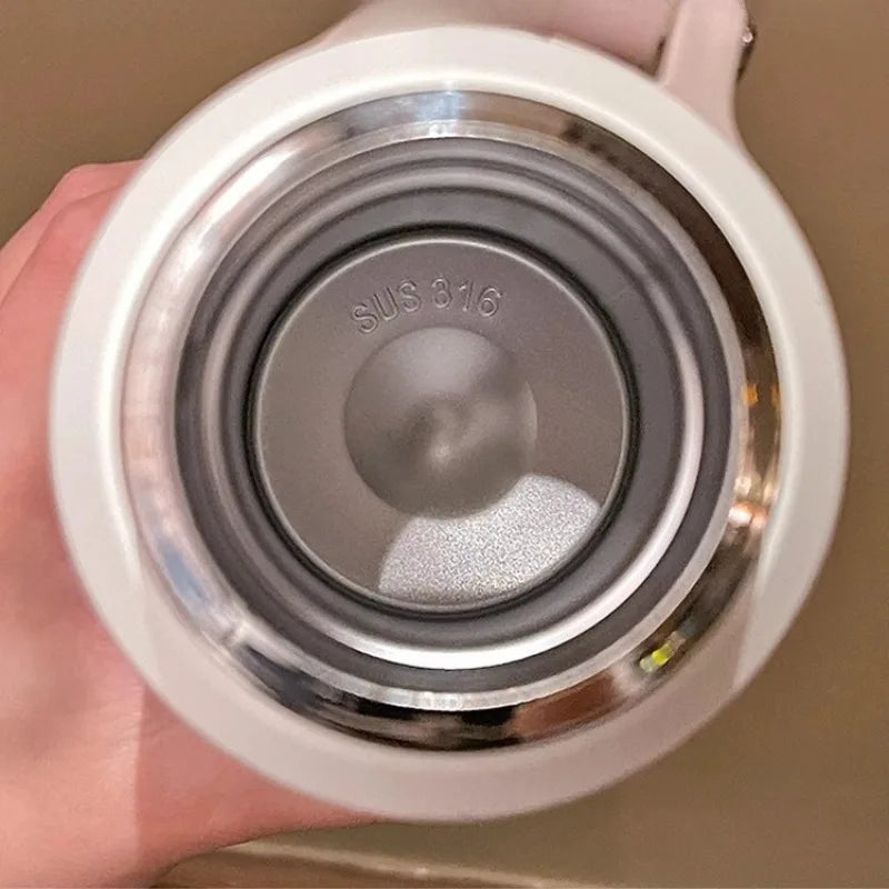 JUSTINLAU Spot Goods 600/800ML Thermos Cup Vacuum Flasks with Tea Strainer Stainless Steel Portable Travel Thermal Water Bottles