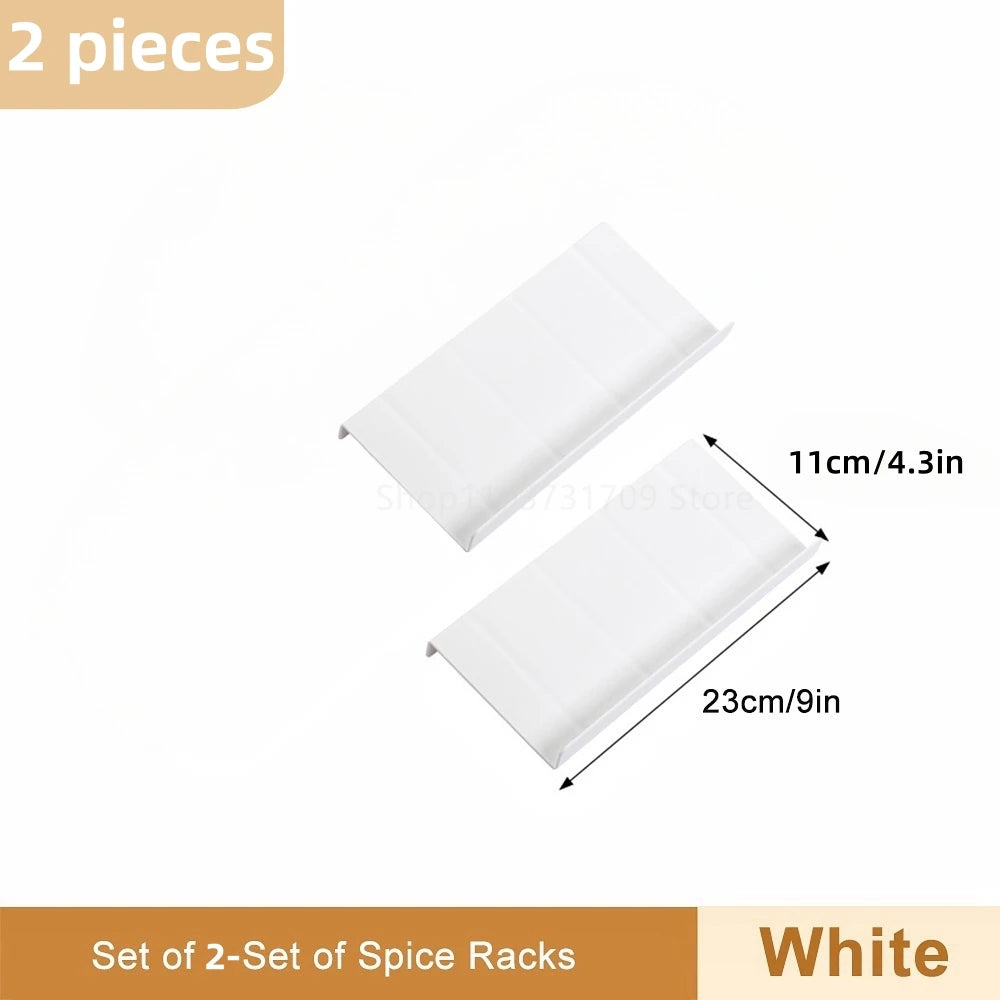 4 Layers Kitchen Spice Drawer Organizer Adjustable Spice Rack for Spice Jars Seasoning Bottles Cabinet Pantry Kitchen Organizer
