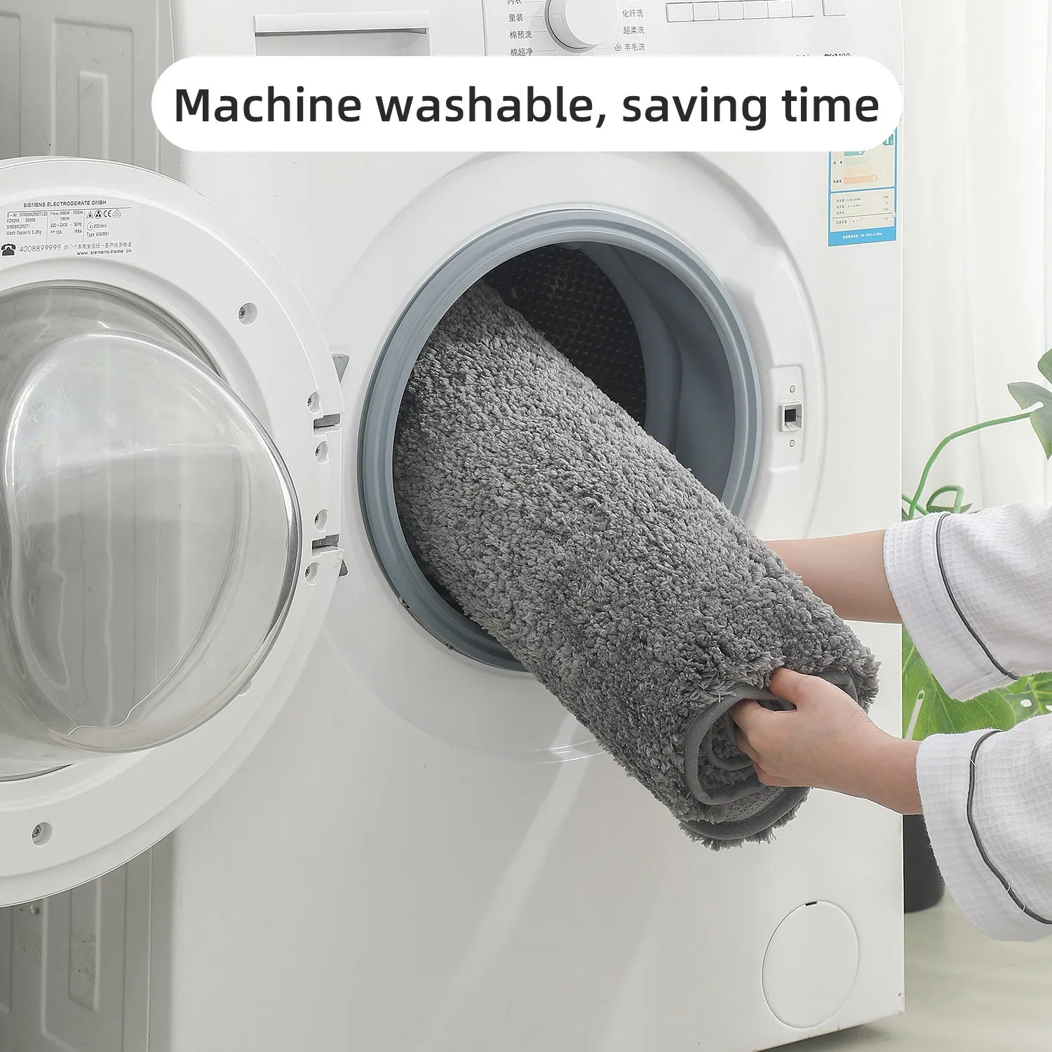 Soft and Comfortable Thick Plush Floor Mat,bathroom Floor Mat,bedroom Carpet,living Room Mat,absorbent and Non Slip Bath Mat,hom