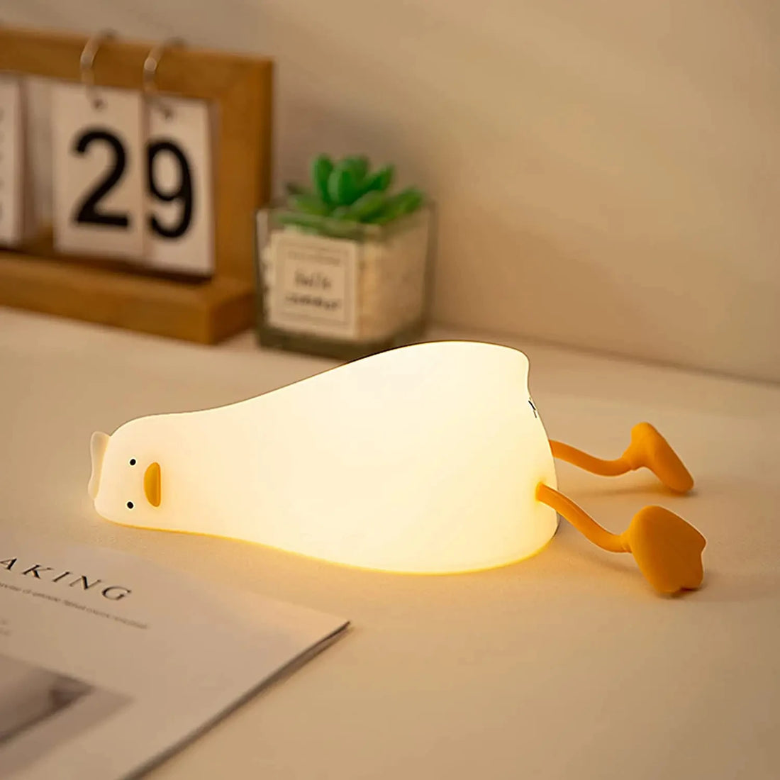 Animal Led Night Light Rechargeable Dimmable Silicone Table Lamp Children's Night Light for Nursery Bedroom Cute Birthday Gift