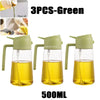 2 in 1 Kitchen Oils Spray Bottle Olive Sprayer Oil Spray Oil Sprayer Plastic for Cooking BBQ Baking Oils Dispenser Accessories
