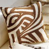 45x45CM Brown Vintage Nordic Throw Pillow Cover Cream Light luxury Sofa Cushion Waist Cover Simple Decorative Pillowcase