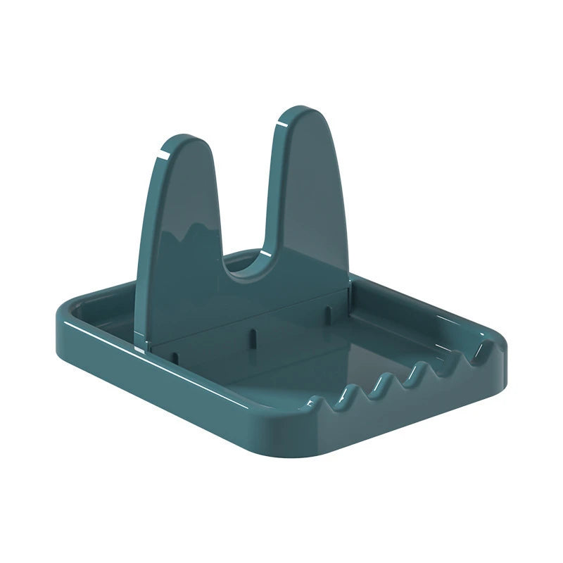 Foldable Pot Lid Rack Plastic Spoon Holder Stand Kitchen Organizer for Fork Spatula Rack Pan Cover Shelf Tableware Storage Rack