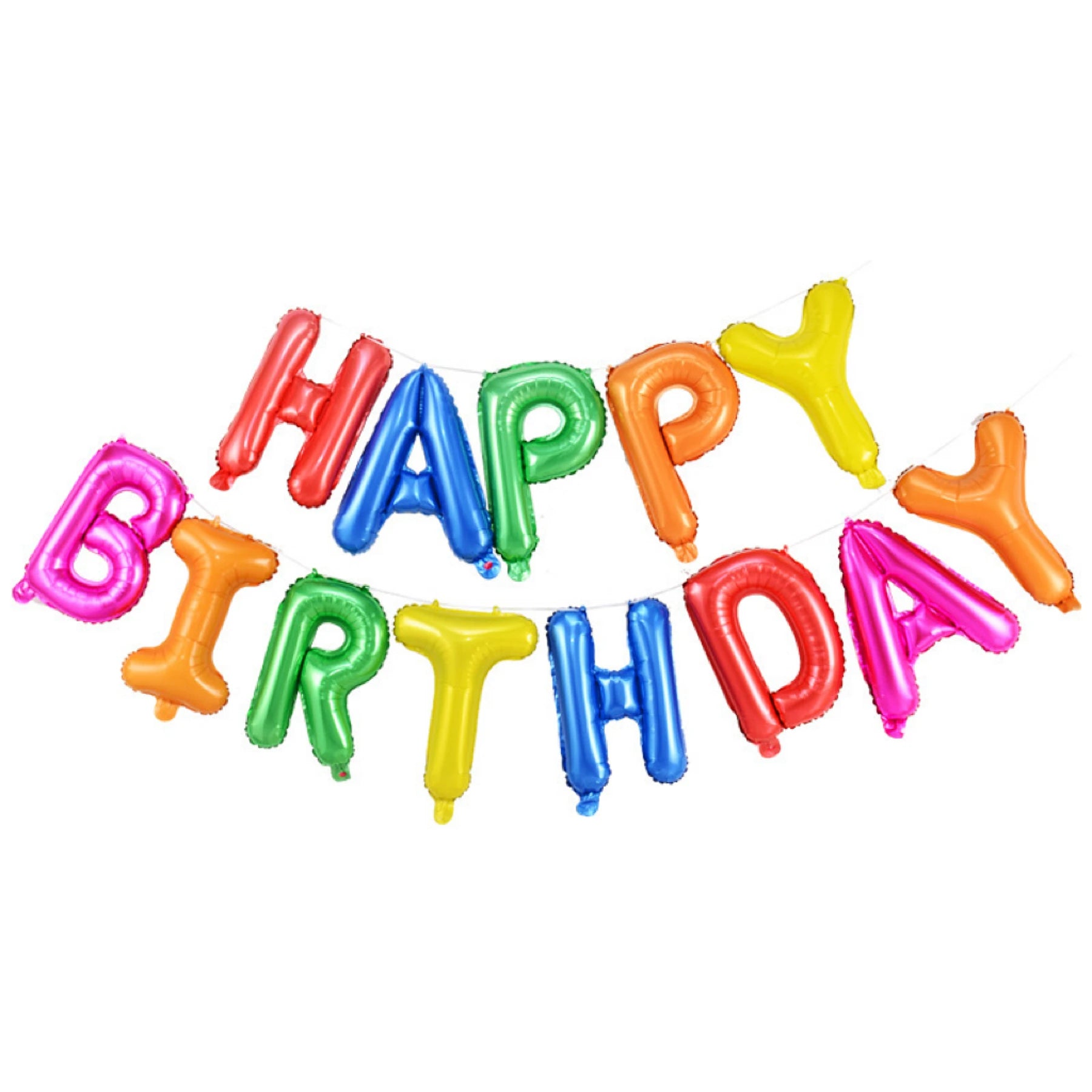 13pcs Happy Birthday Decoration Balloons Rose Gold Letter Foil Ballons Birthday Party Decorations