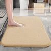 Thickened bathroom solid color ultra-soft non-slip foot mat shower room absorbent mat bathtub mat dirt-resistant door mat