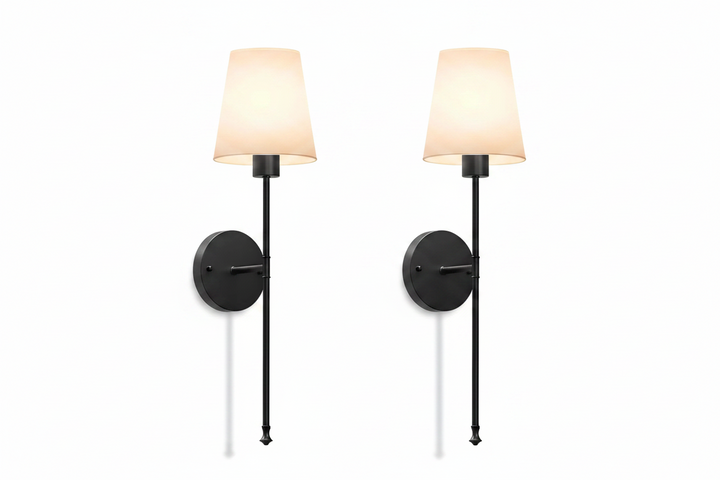 Wireless Rechargeable Wall Sconce with Remote – Dimmable LED Wall Light in Amber, Warm White & RGB