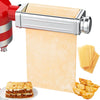 Pasta Attachment for KitchenAid Mixer, Pasta Sheet Roller, Spaghetti Fettuccine Cutter,Stainless Noodle Fit All KitchenAid Chef