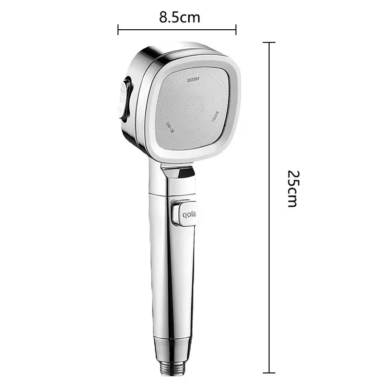 Shower booster showerhead strong pressure shower head bathroom water heater shower head rain shower bully home shower set