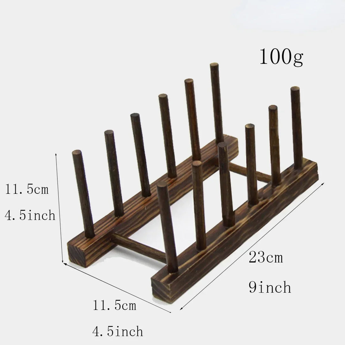 Wooden Dish Drainer Rack Kitchen Dishes Stand Plate Dish Drying Rack Pot Lid Racks Kitchen Organizer Drying Cups Display Shelf