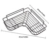1pc Wall Mounted Bathroom Storage Rack Punch-free Bathroom Shelf  Triangle Storage Rack   Bathroom Accessories