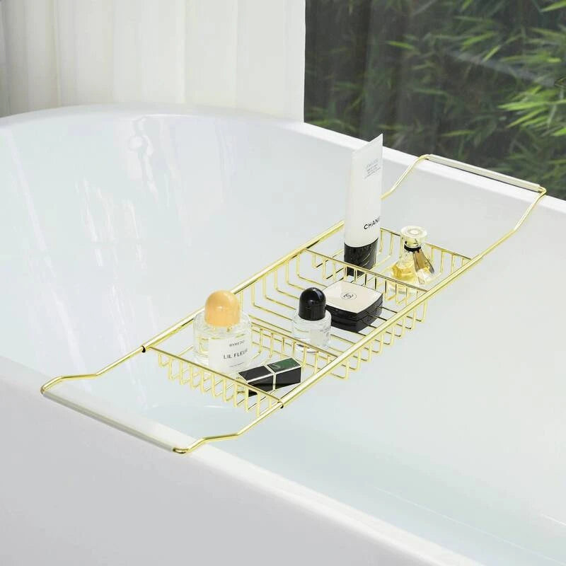 Bathtub Basin Rack Easy To Clean Bathtub Rack Retractable Bathtub Tray Stainless Steel Bathtub Rack Bathroom Accessories
