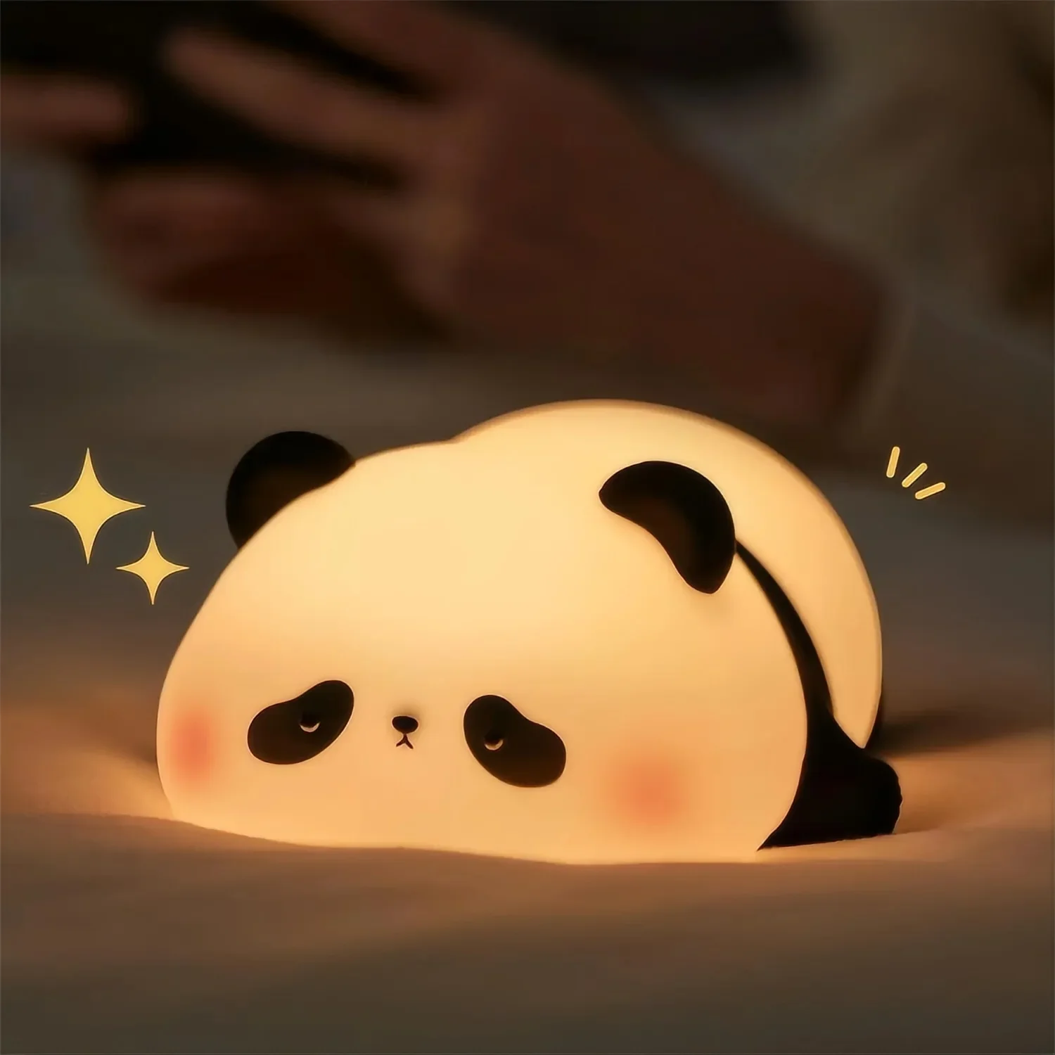 Animal Led Night Light Rechargeable Dimmable Silicone Table Lamp Children's Night Light for Nursery Bedroom Cute Birthday Gift